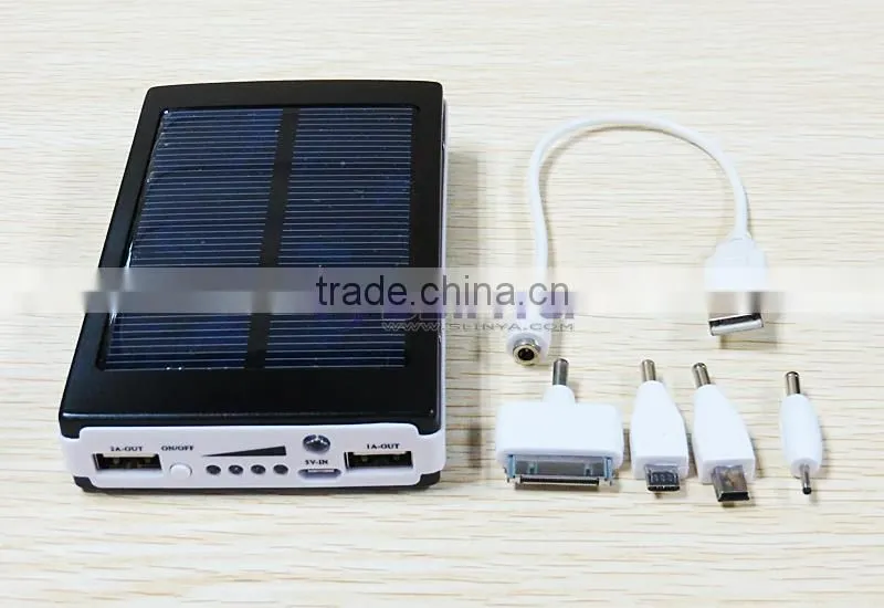 30000mAh Solar Mobile Battery Charger Dual USB
