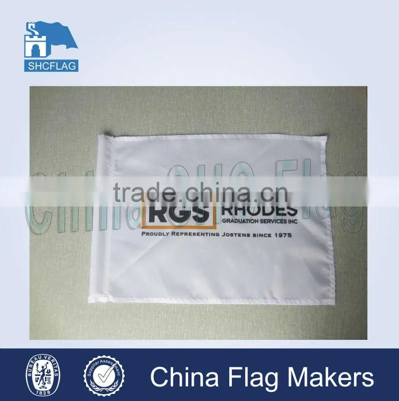 Customized polyester mini golf flags