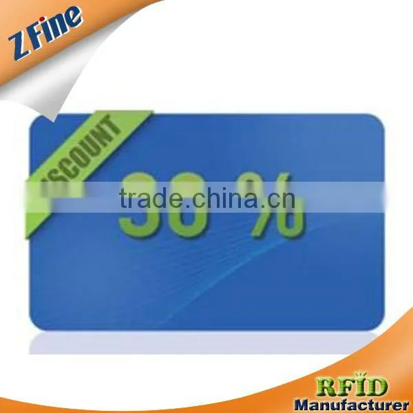 2013 iso14443A nfc card loyalty card/14443A plastic loyalty card,business card,vip card factory