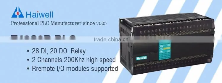 Haiwell T48S0R 48points PLC programmable logic controller with remote IO functions