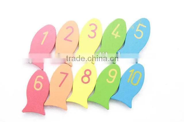 Wholesale wooden toy fishing boat for children