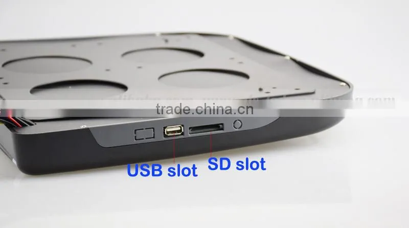 13.3" car Flip down DVD player with dvd/IR/FM/USB/SD