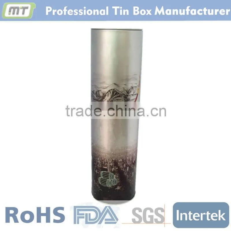 luxury high wine tin box
