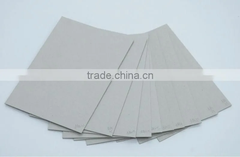 Laminated 3mm grey chipboard with white back