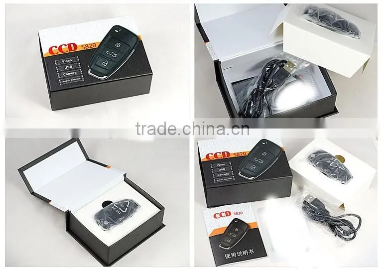 720P Audi Car key Camera Hidden camera mini keychain camera with Night Vision