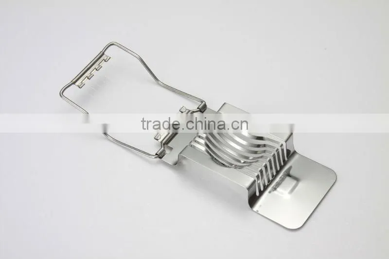 Stainless steel egg slicer