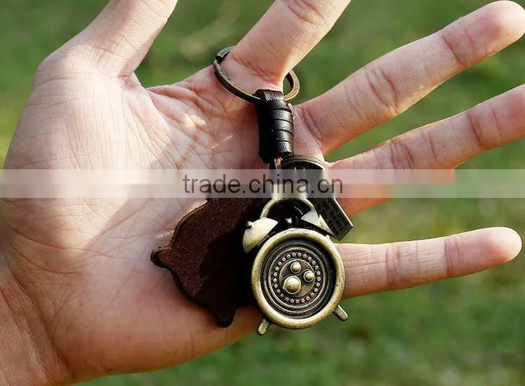 Promotional Cheap High Quality Handmade Custom Leather Keychains