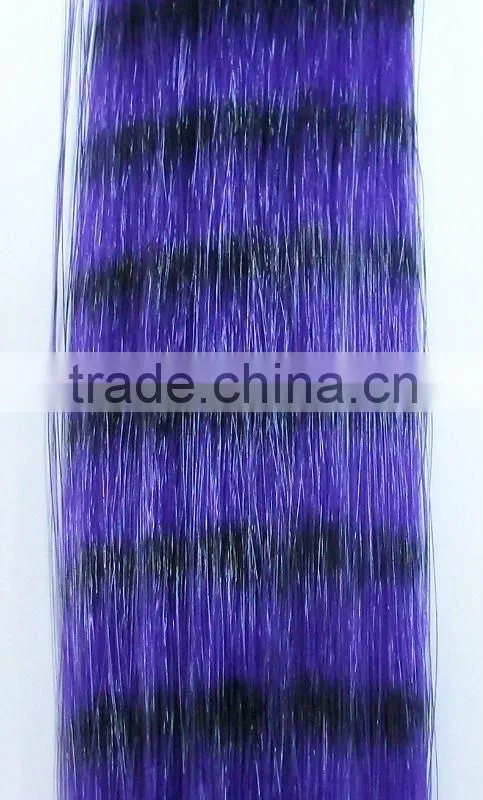 Feather pattern clip-in hair extension