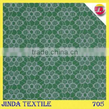 High Quality Nylon lace Floral fabric white bridal Embroidered Tulle Lace Fabric