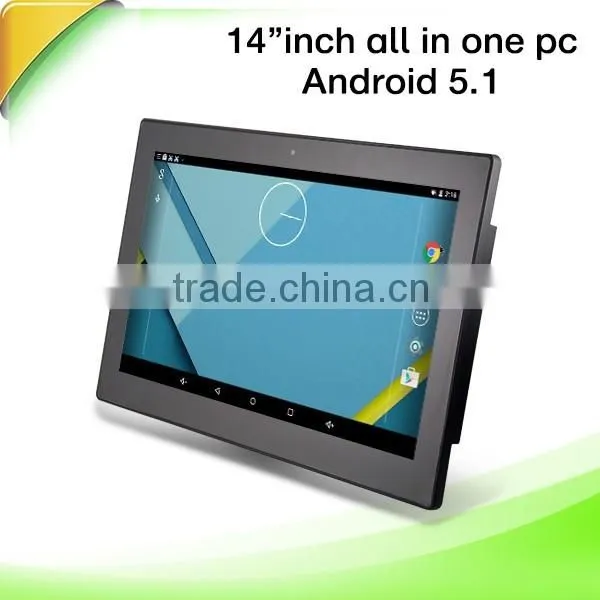 14 inch Android TV PC all in one with mouse and keyboard