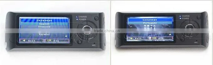 dual view car camera buit in gps
