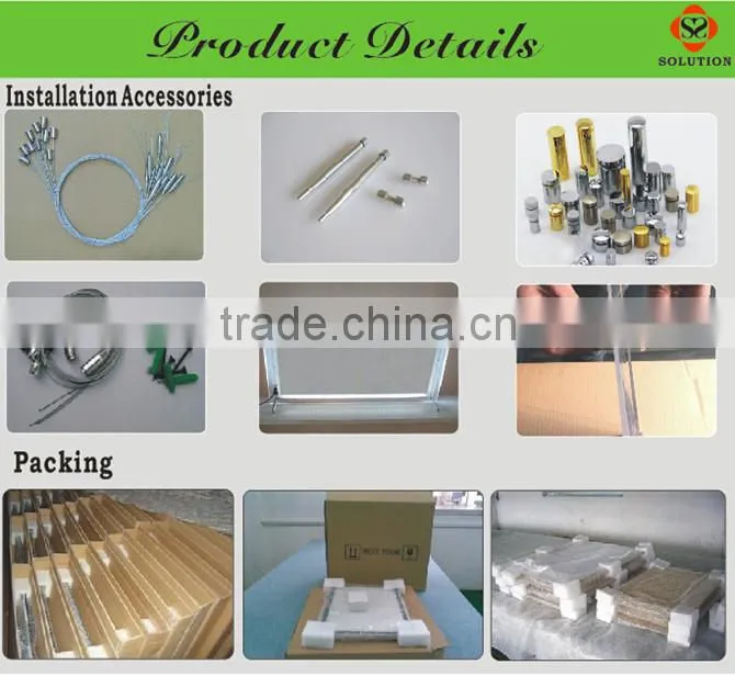 factory manufacturing crystal LED light frame