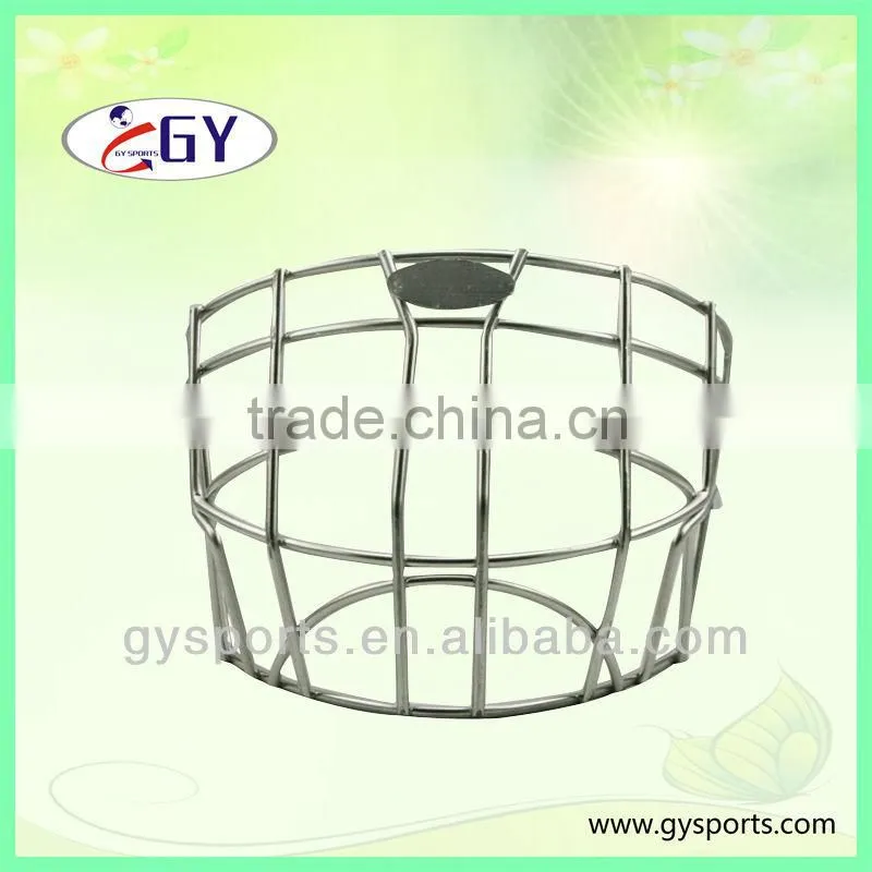 China wholesale golie helmet with 304 stainess steel cage ,hockey cage