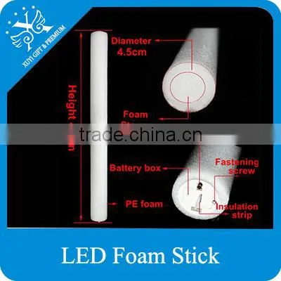 top Quality custom cheap led foam stick logo