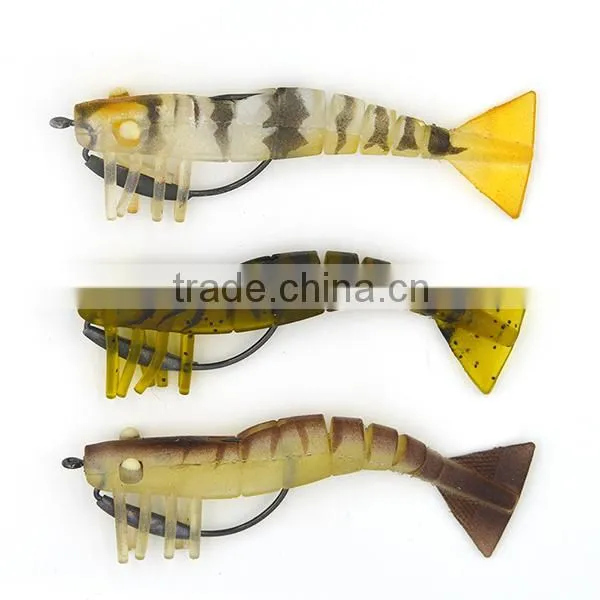 Live Shrimp Prawn Soft Rubber Lure Seabass Jack 90mm 8g 50mm 3g and 120mm 17g soft silicone prawns