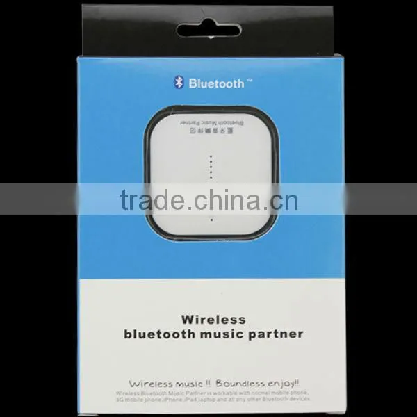 Wireless Bluetooth Stereo Audio Music Receiver Partner for iPod iPhone 4S 5 iPad 4