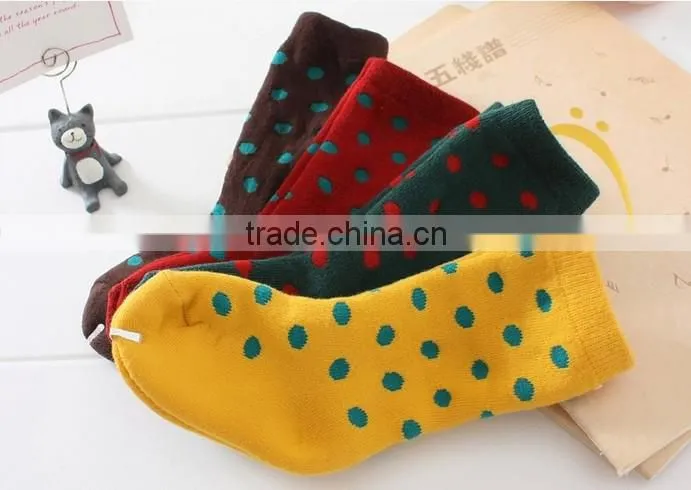 baby dot socks /children socks /warm socks in winter full terry socks /socks gift