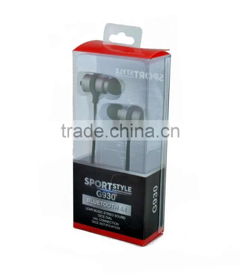 Light weight waterproof sports bluetooth earphone
