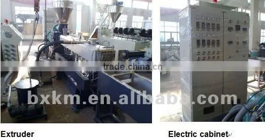 PET bottle flakes Extruding granulating line