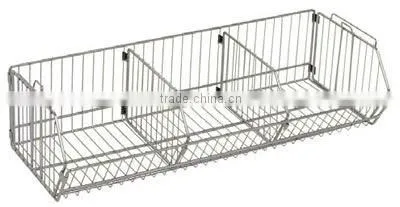 Chrome Wire Basket Units Used in Supermarket-12 years Professional Manufacturer