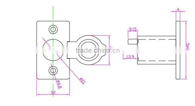 Auto female adapter cigarette plug adapter cigarette lighter socket in car