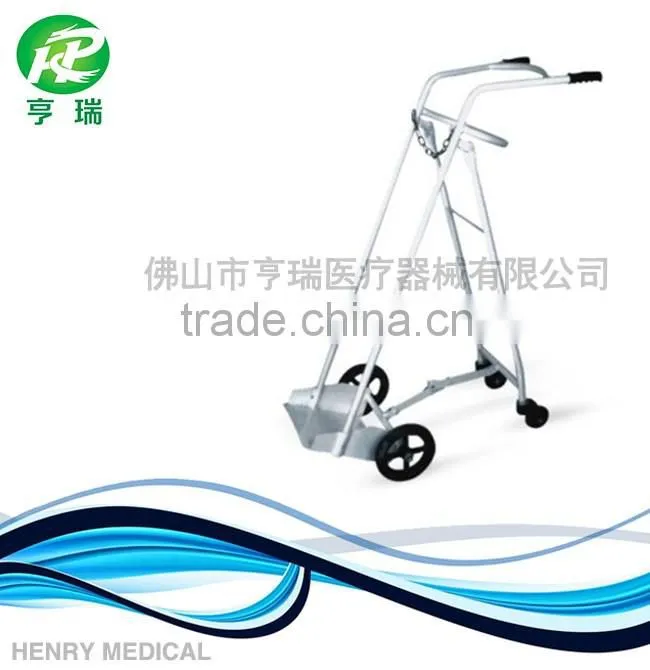 Steel oxygen cylinder trolley medical devices for sale