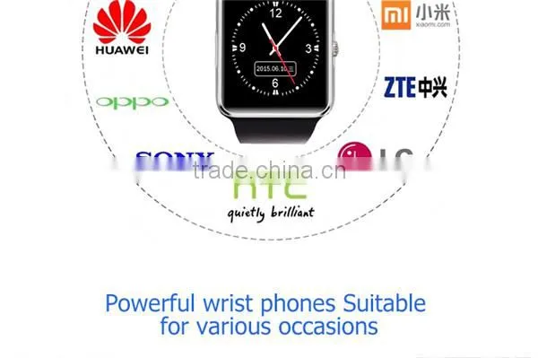 2016 Newest Bluetooth Smartwatch GT08 Smart Watch for iPhone and Android Smartphones