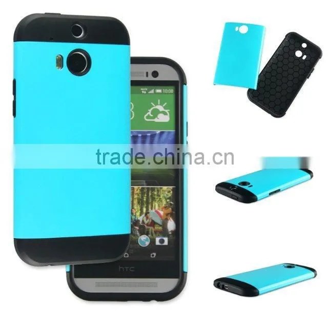 HYBRID SHOCKPROOF TPU MOBILE PHONE CASE COVER FOR HTC ONE M8