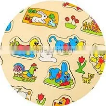 Hot selling wooden educational kids puzzle toys