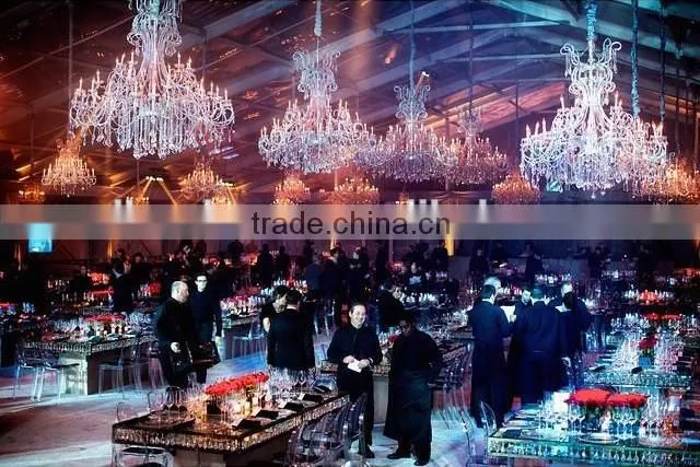 wedding crystal chandelier tables,wedding crystal glass dining tables
