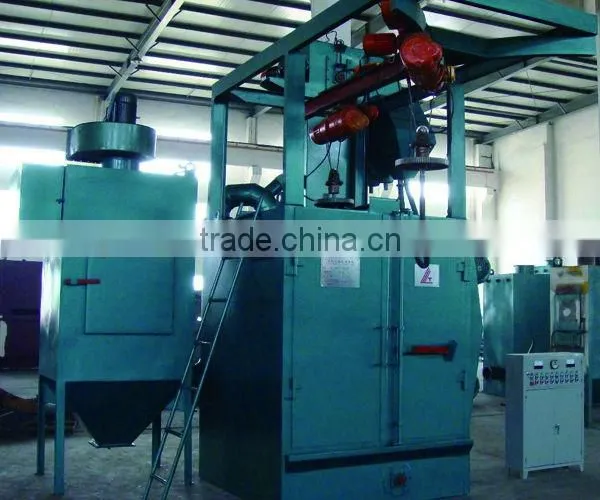 Double hook type shot blast cleaning machine
