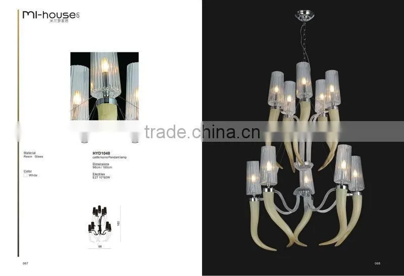 Metal Decorative Aluminium Silver chain chandelier LC20031