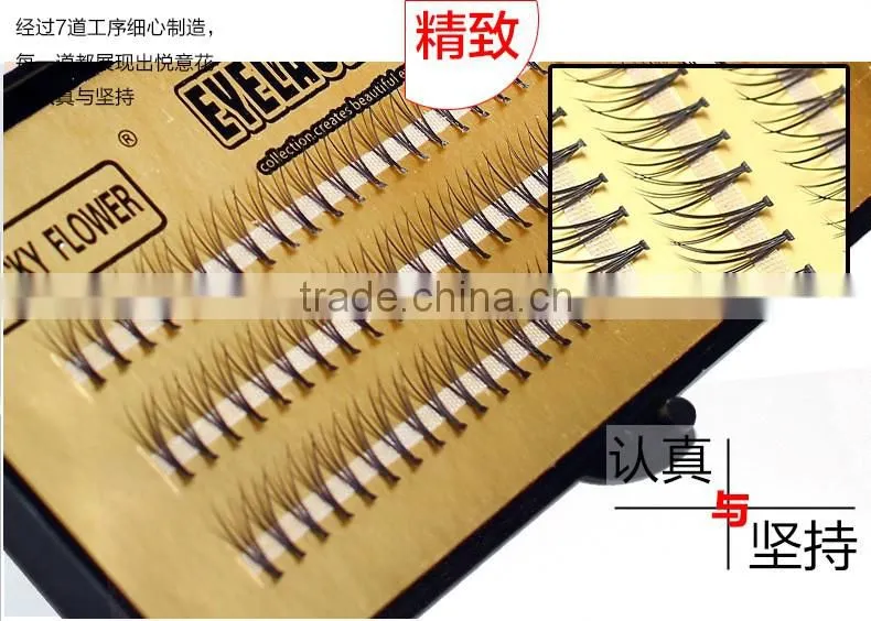 6pcs/strains individual false eyelash 8mm, 10mm, 12mm Guangzhou eyelash extensions