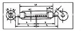 turnbuckles commercial type swl500kg