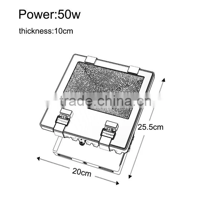 50W LED flood light projector lamp with 3 years warranty
