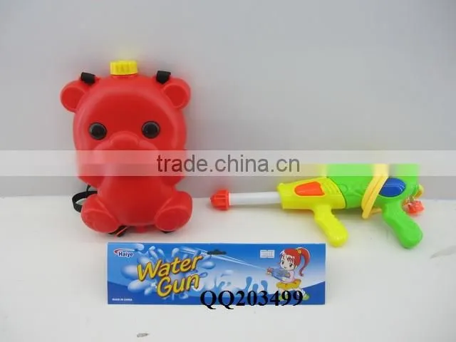 Plastic kids backpack water gun