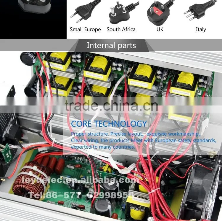 Hot selling adjustable voltage OPIP-5000 pure sine wave power inverter DC to AC dc input 12v