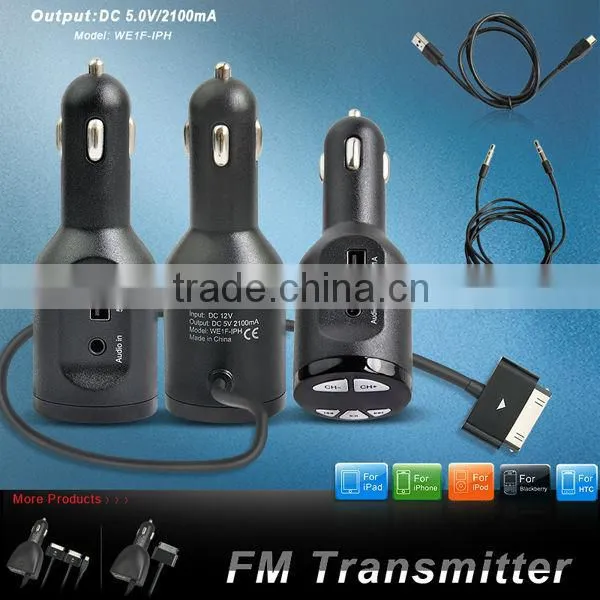 car charger and FM Transmitter for iphone 4
