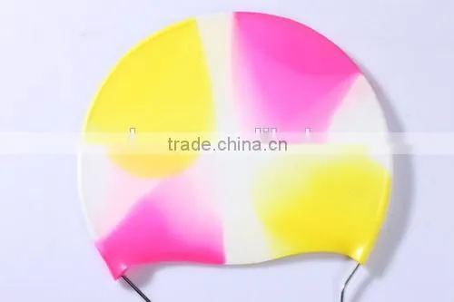 2014 hot selling lovely high quality silicone diving caps