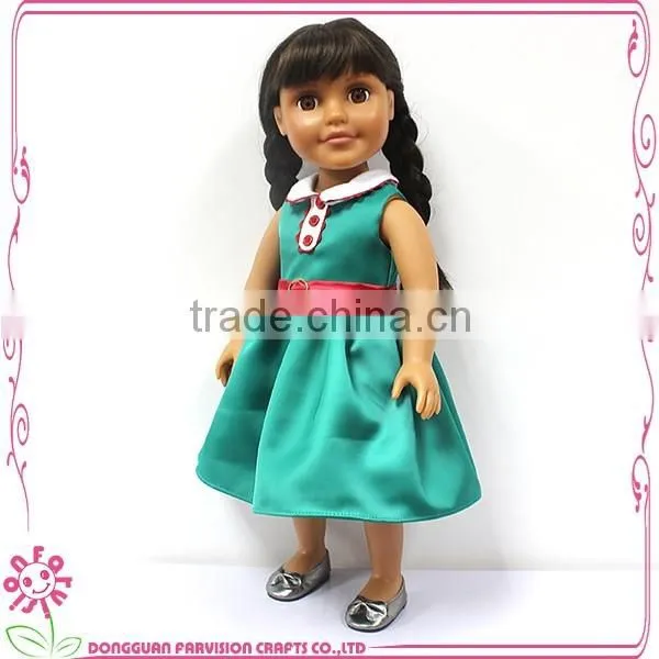 2016 popular doll dress for 18 inch girl dolls