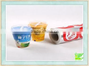Aluminum foil sealing lid film for chocolate packaging