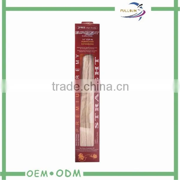 New Design small luxury High Quality custom hair packaging
