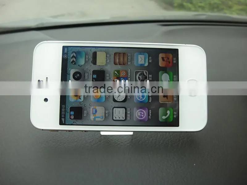 2014 Popular Colorful PU gel ring sticky stand holder for smartphones