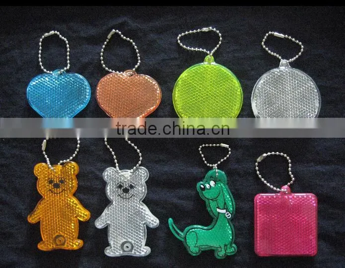 popular selling reflective crystal keychain