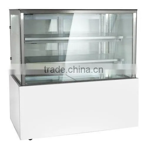 Portable galss cooler cake counter top cooler