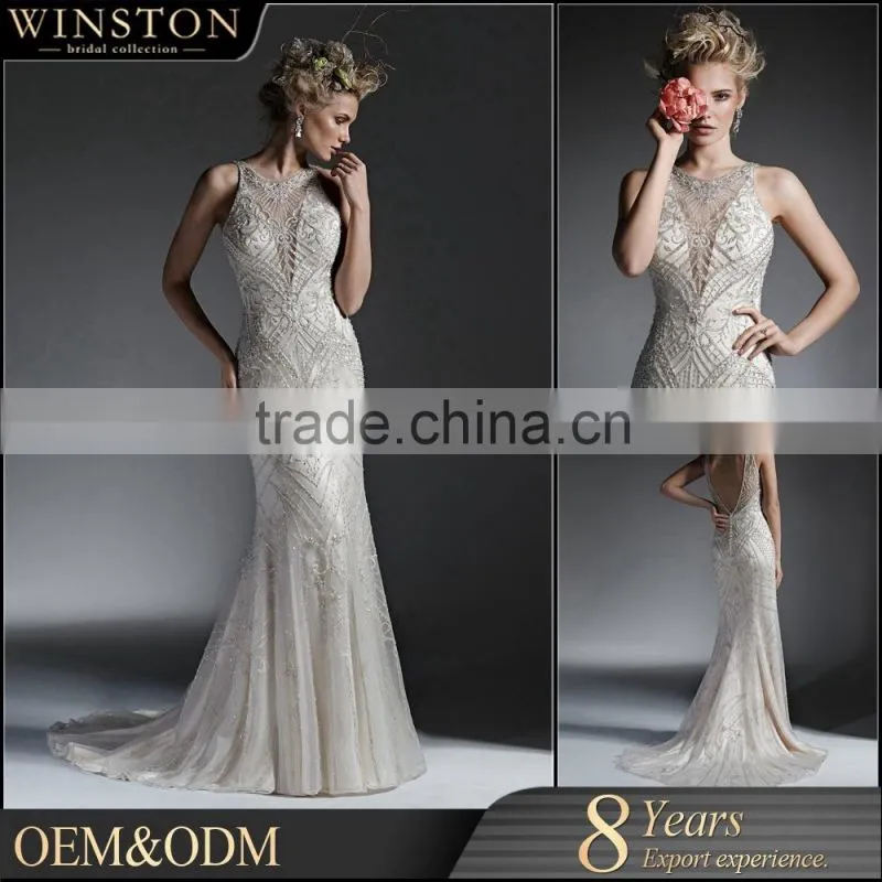 china wholesale new design muslim wedding dress