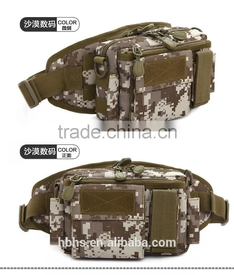 Canvas military small message sport waist bags