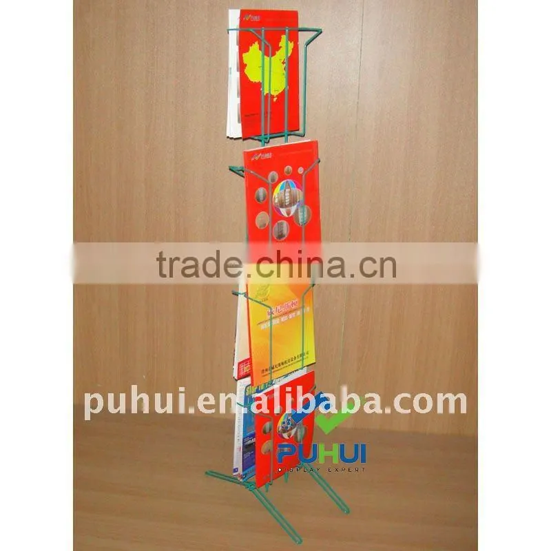 light double sided brochure display rack