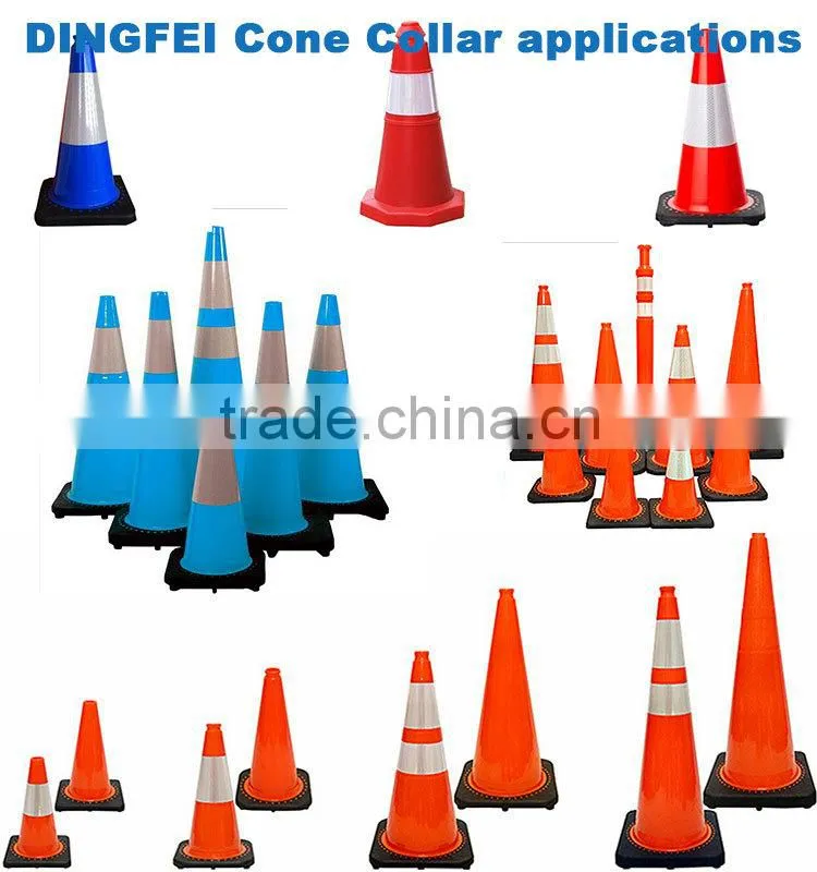 rechargeable LED light Traffic cone reflective sleeve
