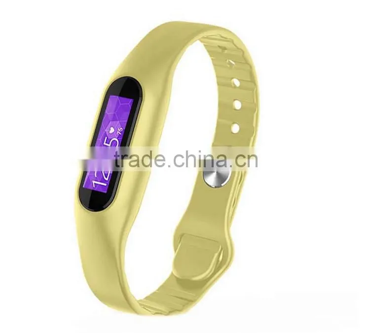 E06 smart bracelet e06 Silicon Wristband/Pedometer Monitoring smart watch for health